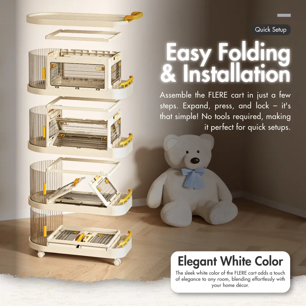 Flere - 2|3|4 -Tier Multi-functional Storage Cart
