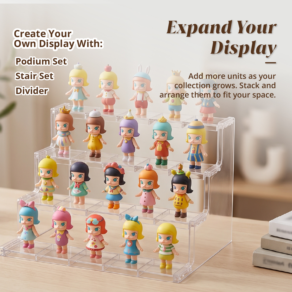 [Back in Stock] MegaPop Display Cabinet (White | Black) Available in 2 | 3 | 4 Tier