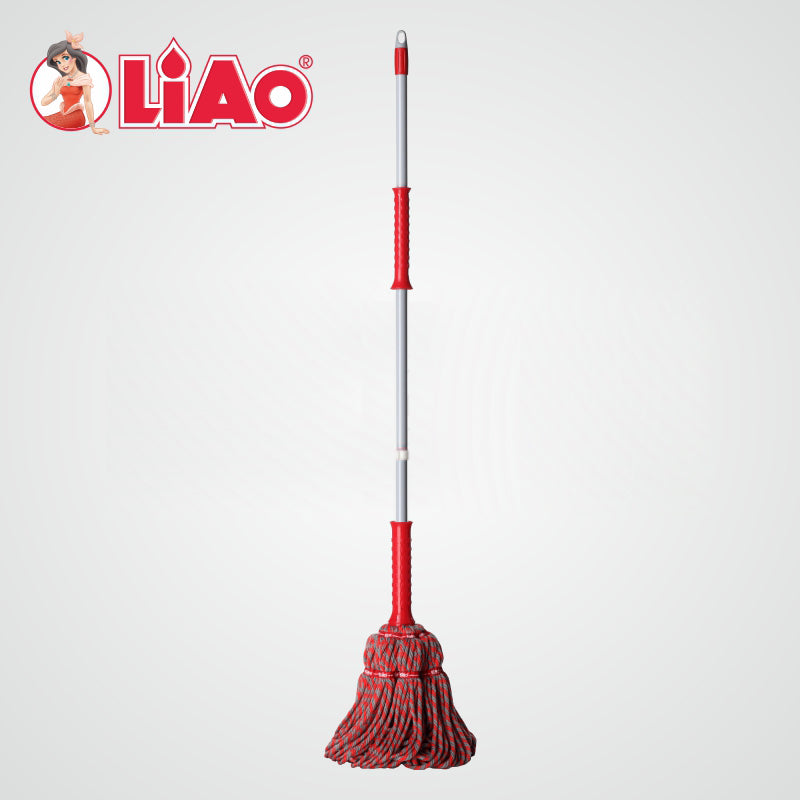 LIAO - Microfiber Mop w Self-lock Metal Handle (130cm)