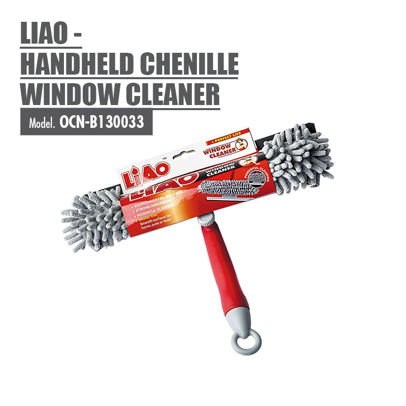 LIAO - 2 in 1 - Handheld Chenille Window Cleaner