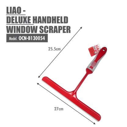 HOUZE - LIAO - Deluxe Handheld Window Scraper