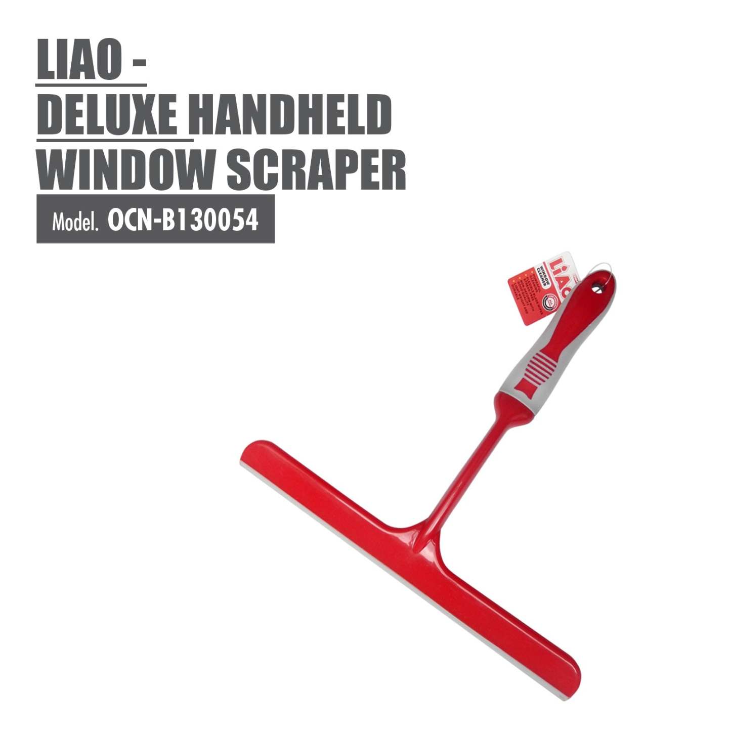 HOUZE - LIAO - Deluxe Handheld Window Scraper
