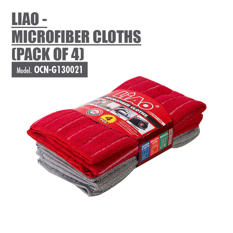 LIAO Microfiber Cloths (Pack of 4)