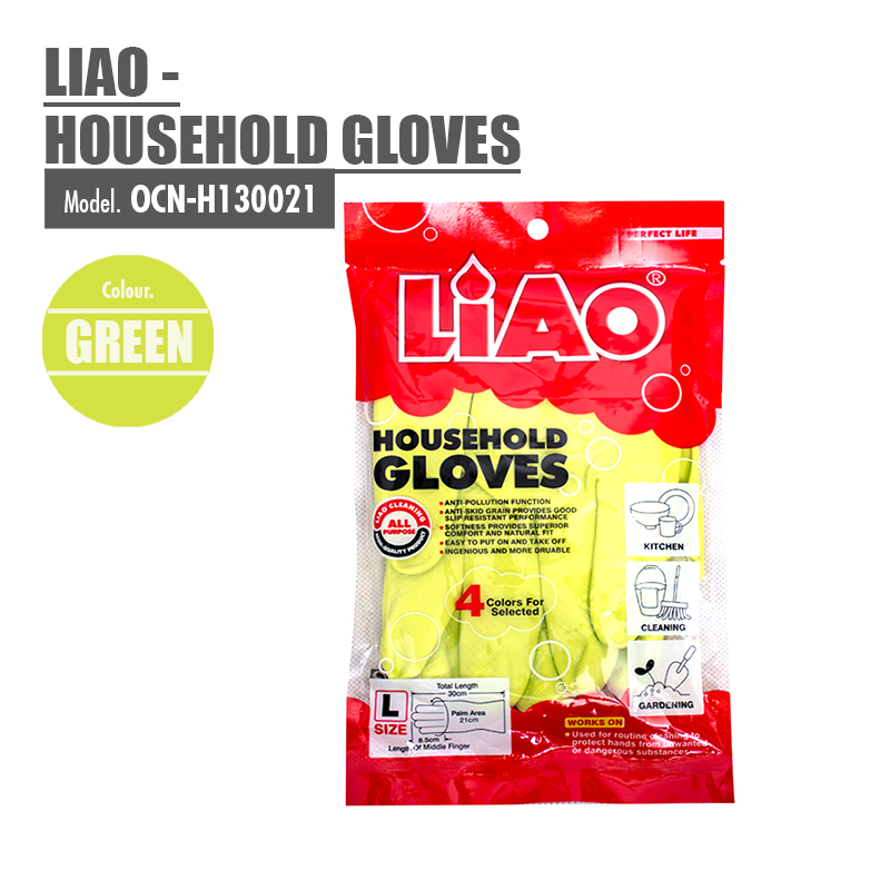 LIAO Household Gloves - Green 