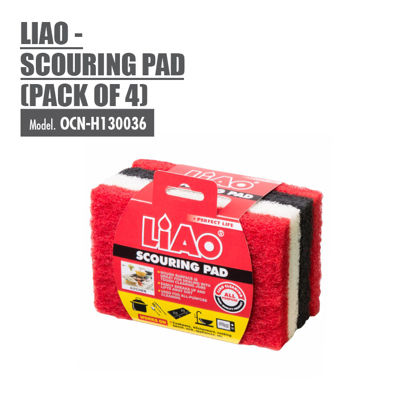 HOUZE - LIAO Scouring Pad (Pack of 4)