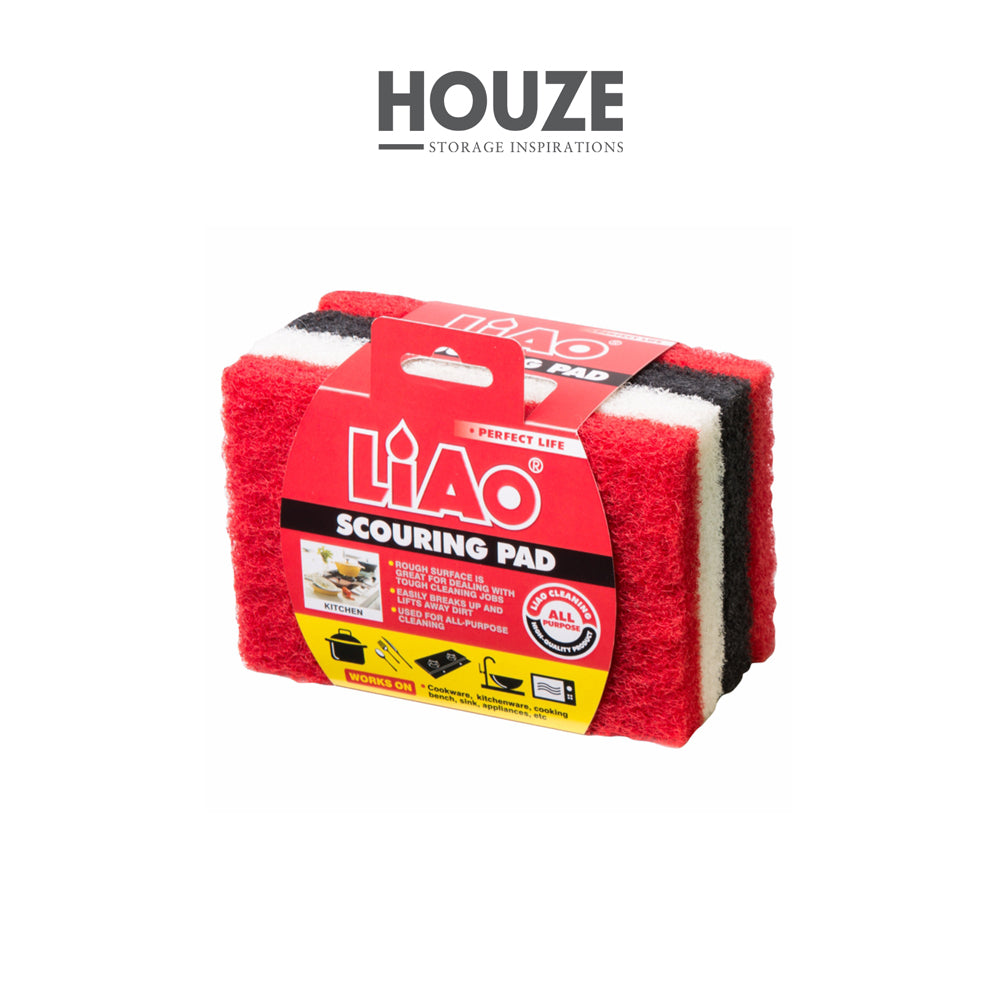 HOUZE - LIAO Scouring Pad (Pack of 4)