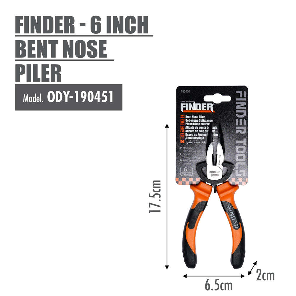 FINDER - 6 Inch Bent Nose Plier