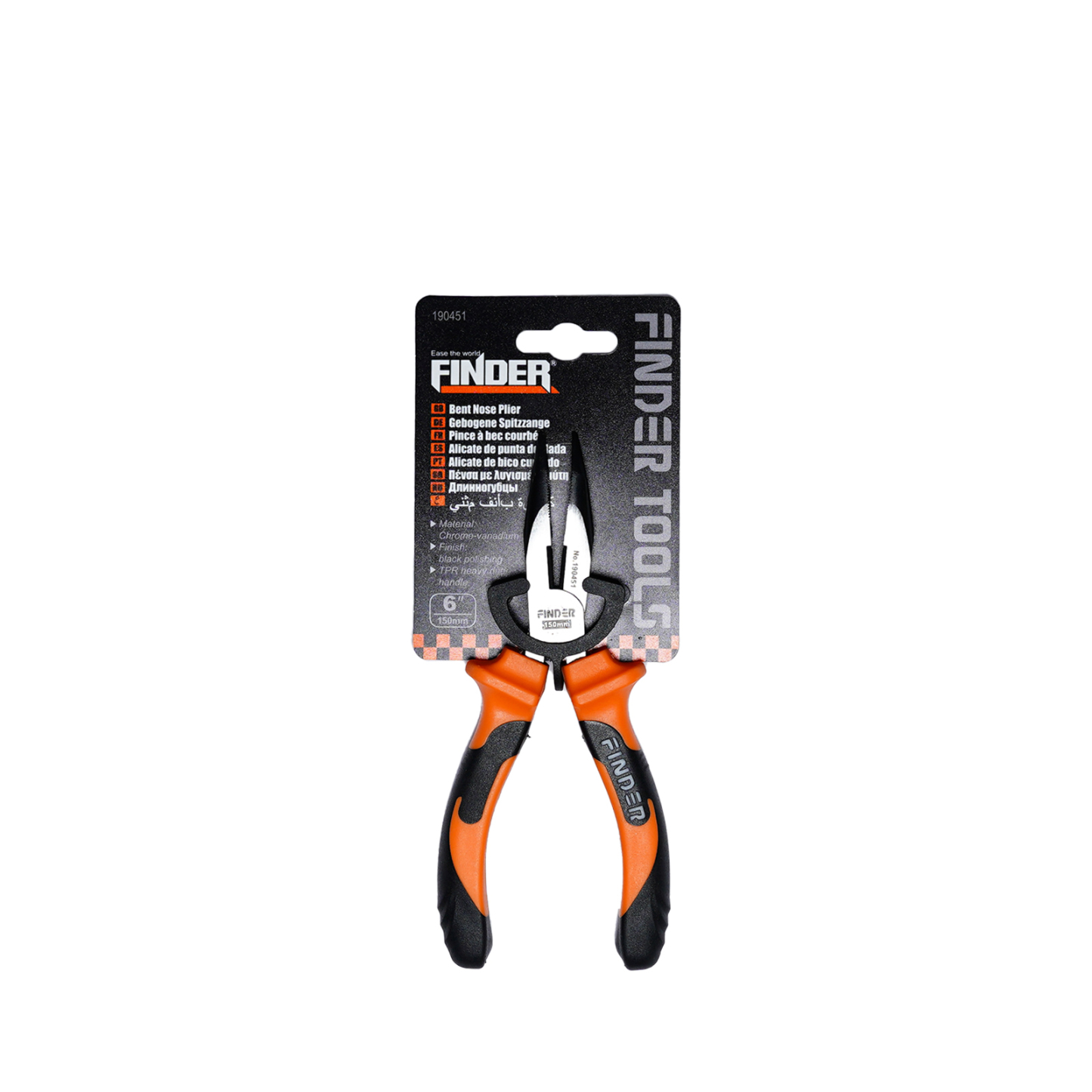 FINDER - 6 Inch Bent Nose Plier