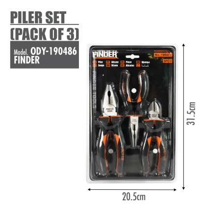 FINDER - Plier Set (Pack of 3)
