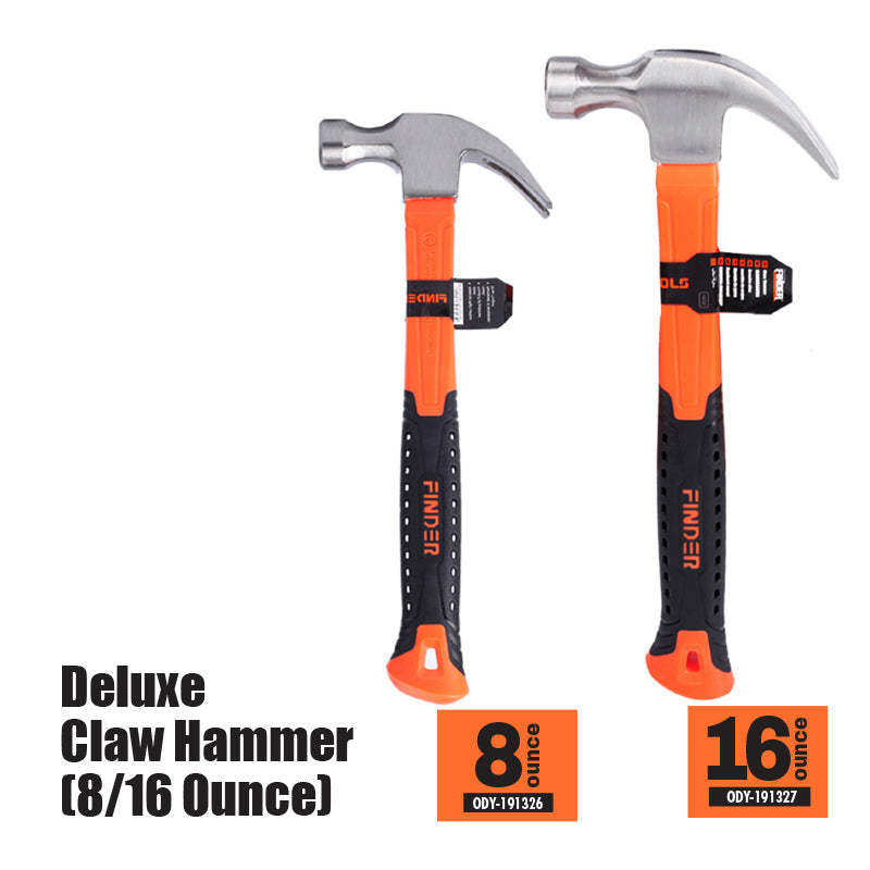 FINDER - Deluxe Claw Hammer (8 Ounce)