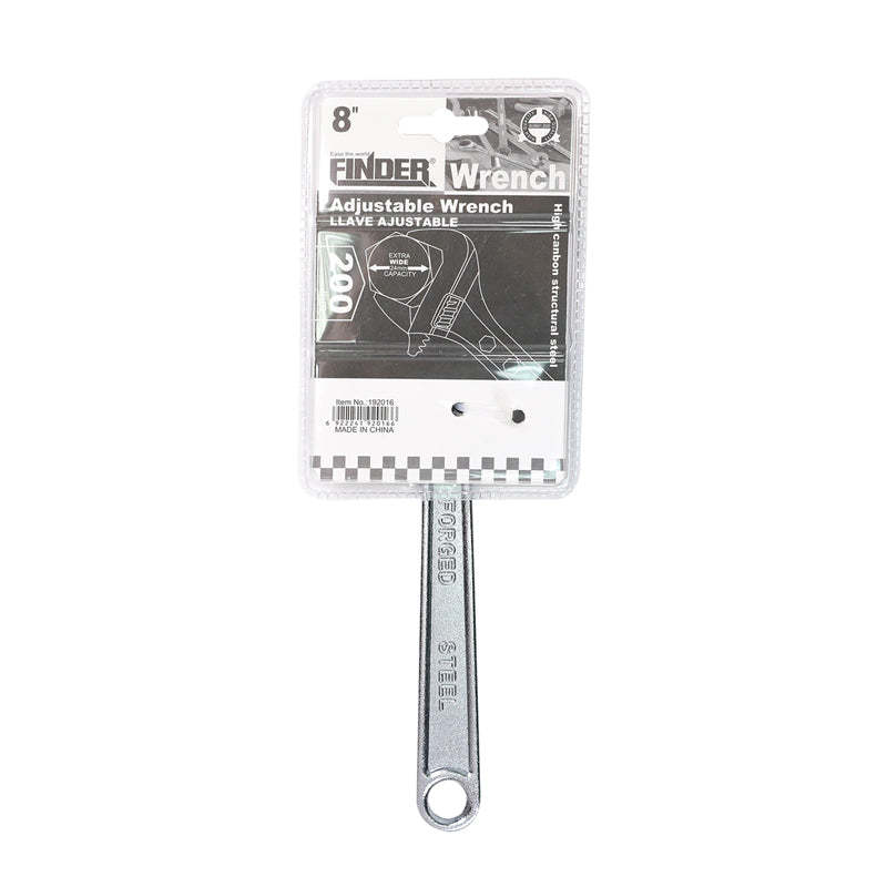 FINDER - 8 Inch Adjustable Wrench