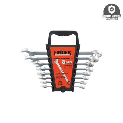 FINDER - 8pcs Combination Matt Finish Wrench Set