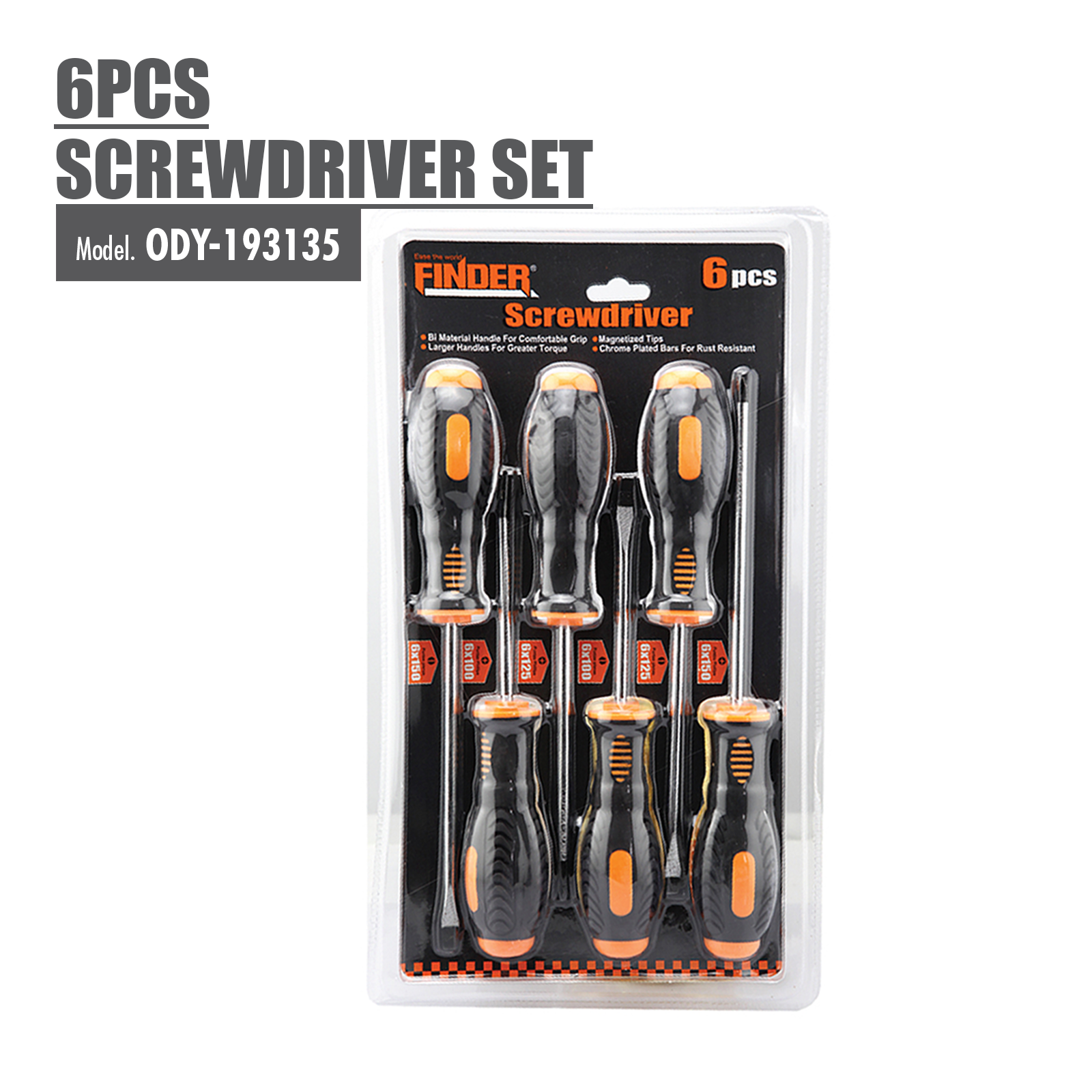HOUZE - FINDER - 6pcs Screwdriver Set