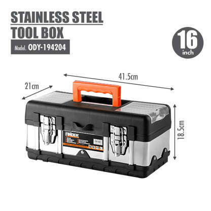 FINDER - Stainless Steel Tool Box (16 Inch)