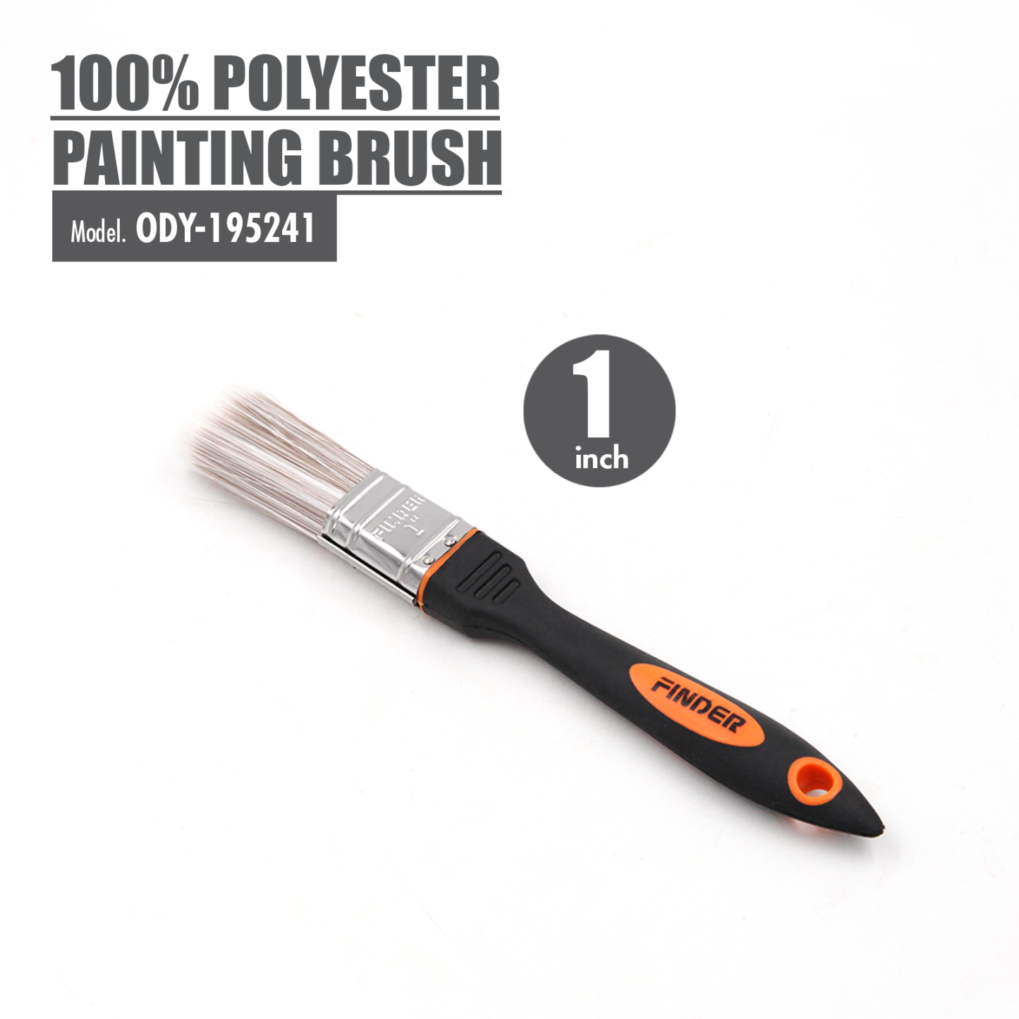 FINDER - 100% Polyester Painting Brush (1 Inch)