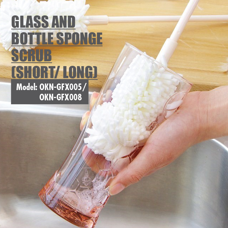 Glass and Bottle Sponge Scrub (Long)