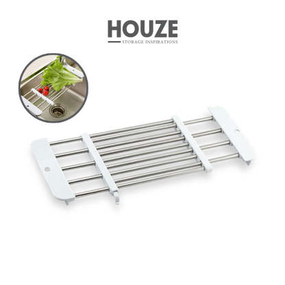 HOUZE - Extendable Stainless Steel Sink Drainer