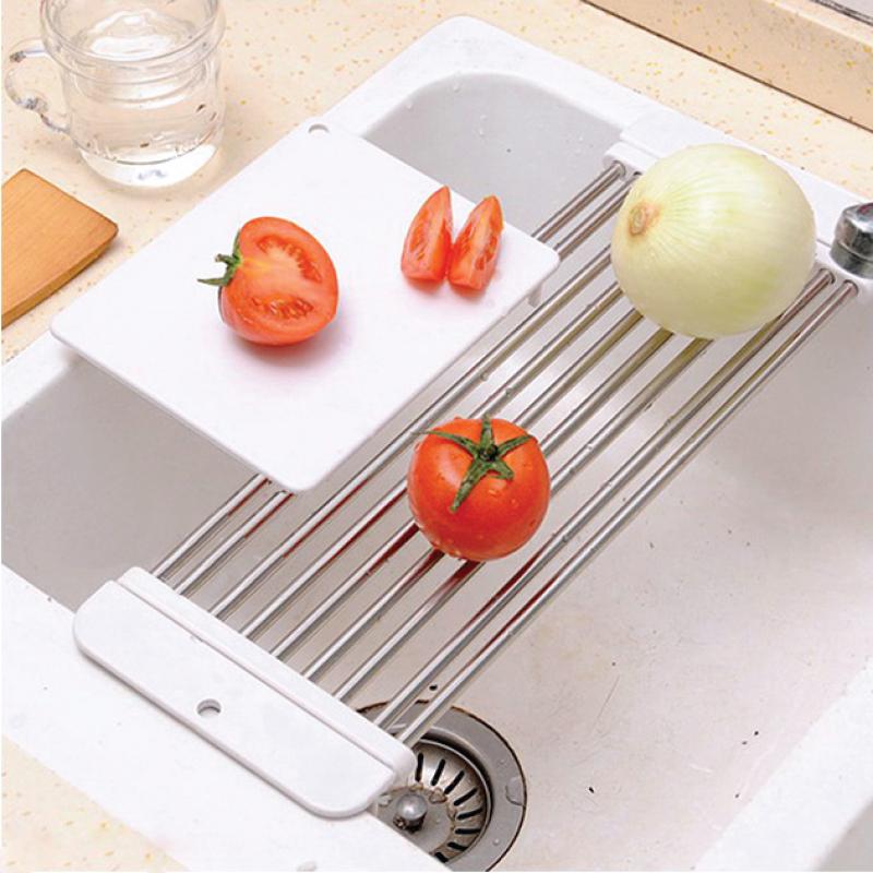 Extendable Stainless Steel Sink Drainer - HOUZE - The Homeware Superstore