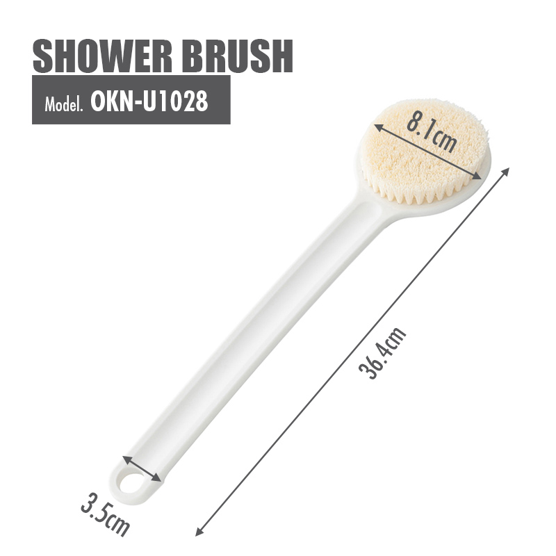 Shower Brush - Length: 37cm (White)