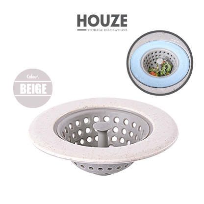 HOUZE - Silicone Sink Strainer (White)