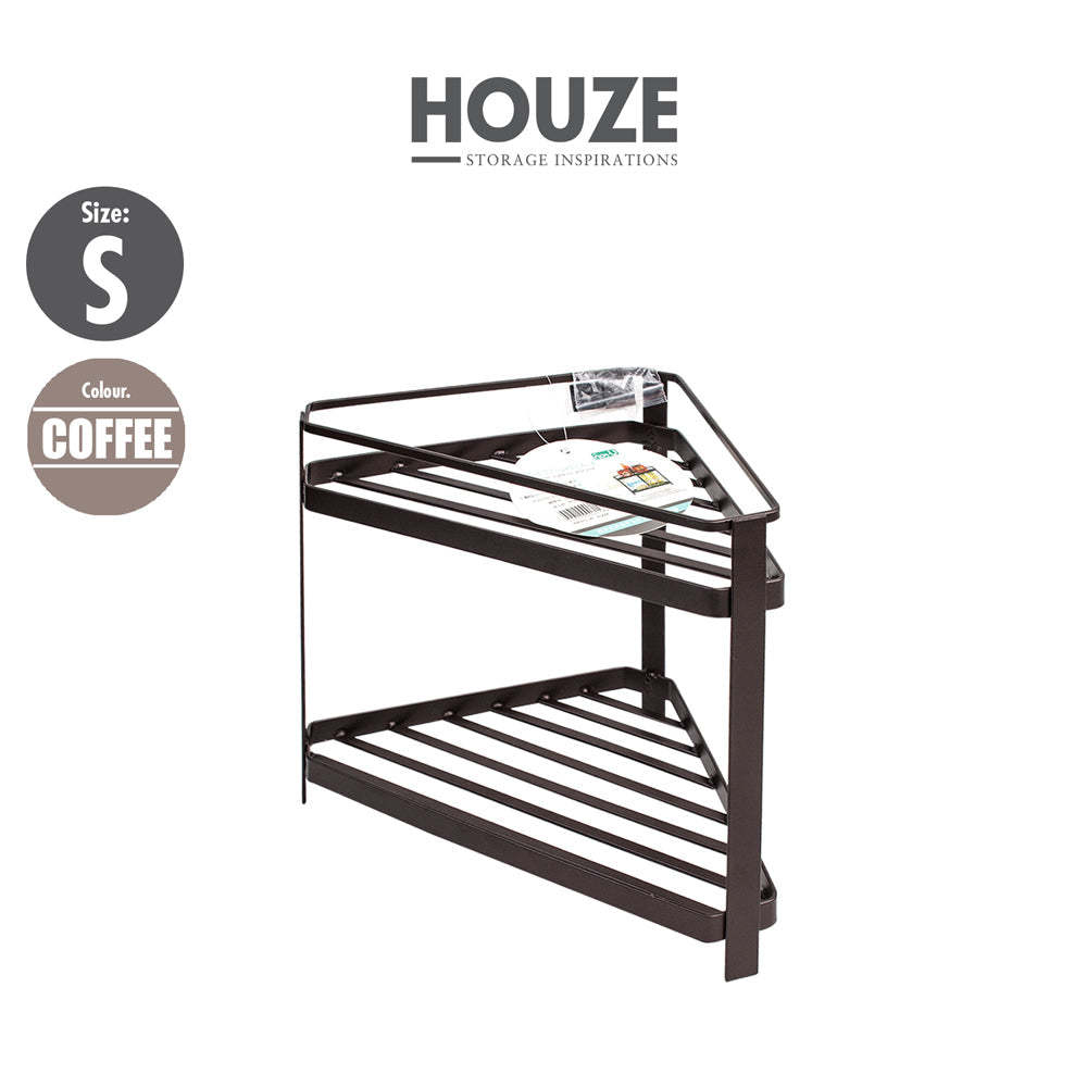 HOUZE - 2 Tier Kitchen Corner Rack - Small