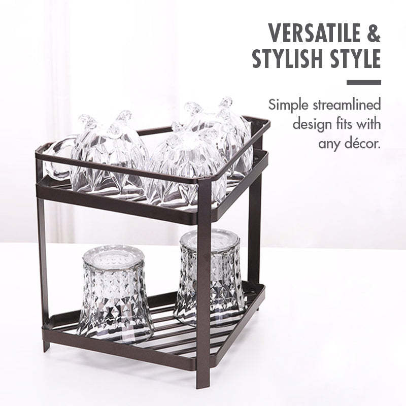2 Tier Kitchen Corner Rack - Small