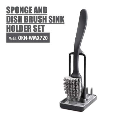 HOUZE - Sponge and Dish Brush Sink Holder Set
