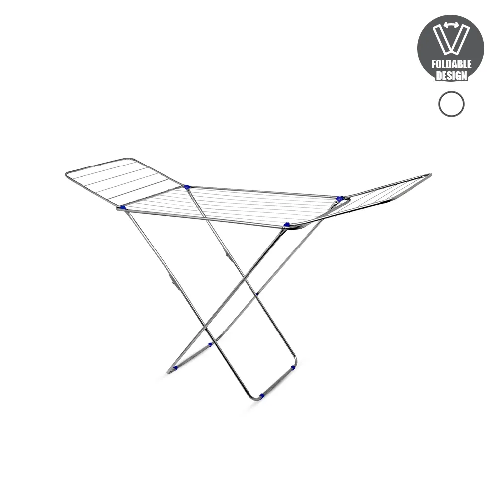 HOUZE - Séchoir '3 Fold' Winged Airer Rack - Laundry | Rack | Organizer | Towels