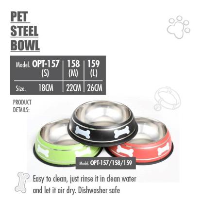 Pet Steel Bowl (22CM) - Red - HOUZE - The Homeware Superstore