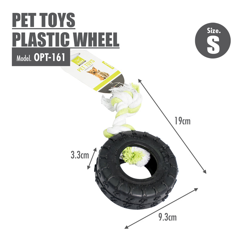 HOUZE - Pet Toys Plastic Wheel (Small)