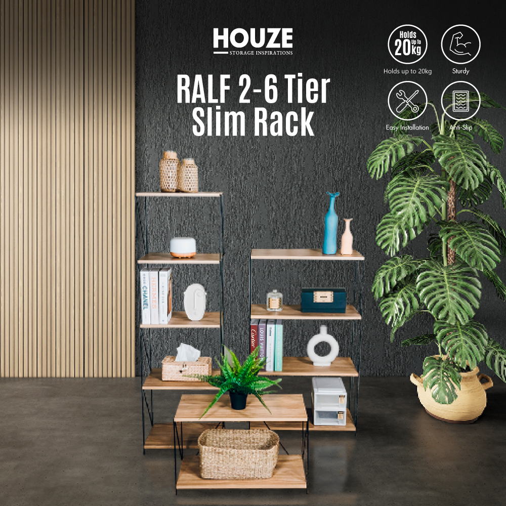 RALF 2|3|4|5|6 Tier Slim Rack