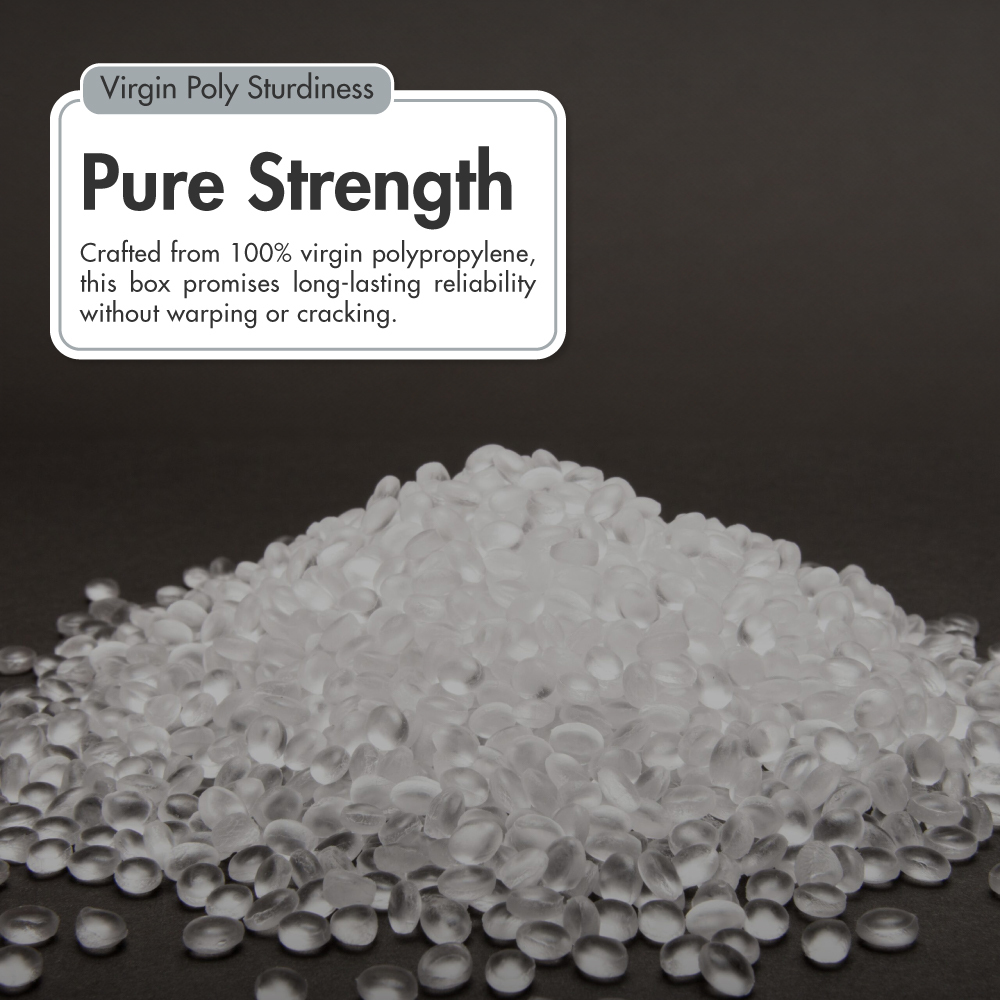 'EDGY' 16L/35L/52L Storage Box (Smoke Grey)