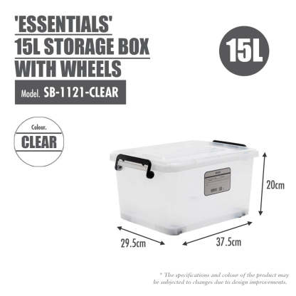Get Organized with HOUZE ESSENTIALS Series: Stackable Boxes on Wheels