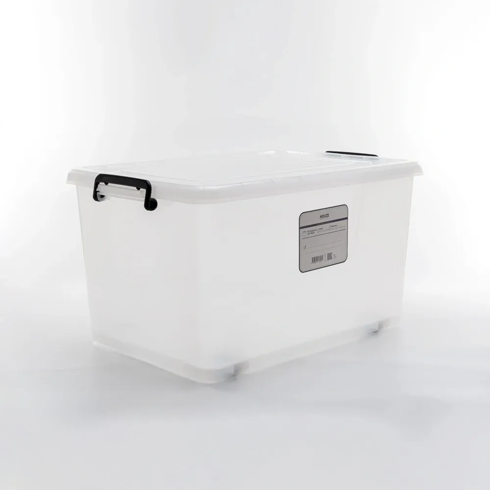'ESSENTIALS' Series 15L/35L/55L/75L/95L Stackable Storage Box with Wheels