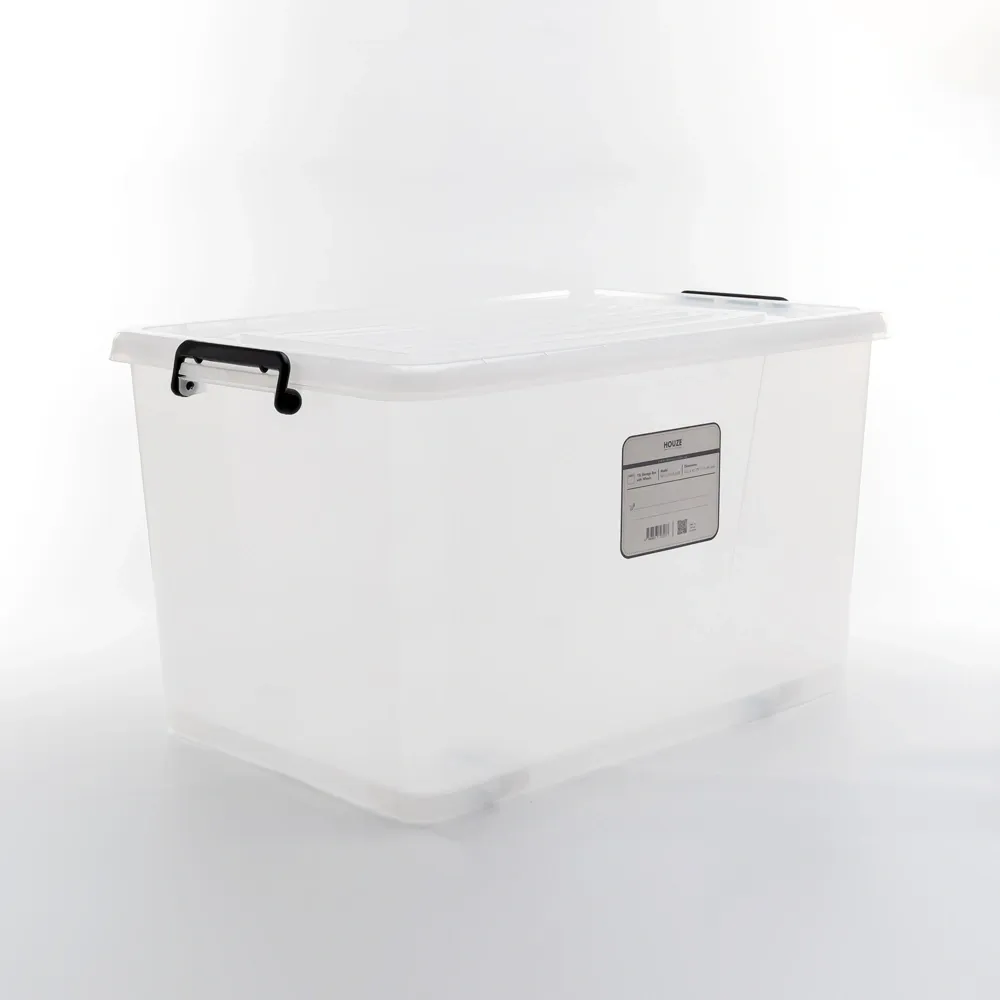 'ESSENTIALS' Series 15L/35L/55L/75L/95L Stackable Storage Box with Wheels