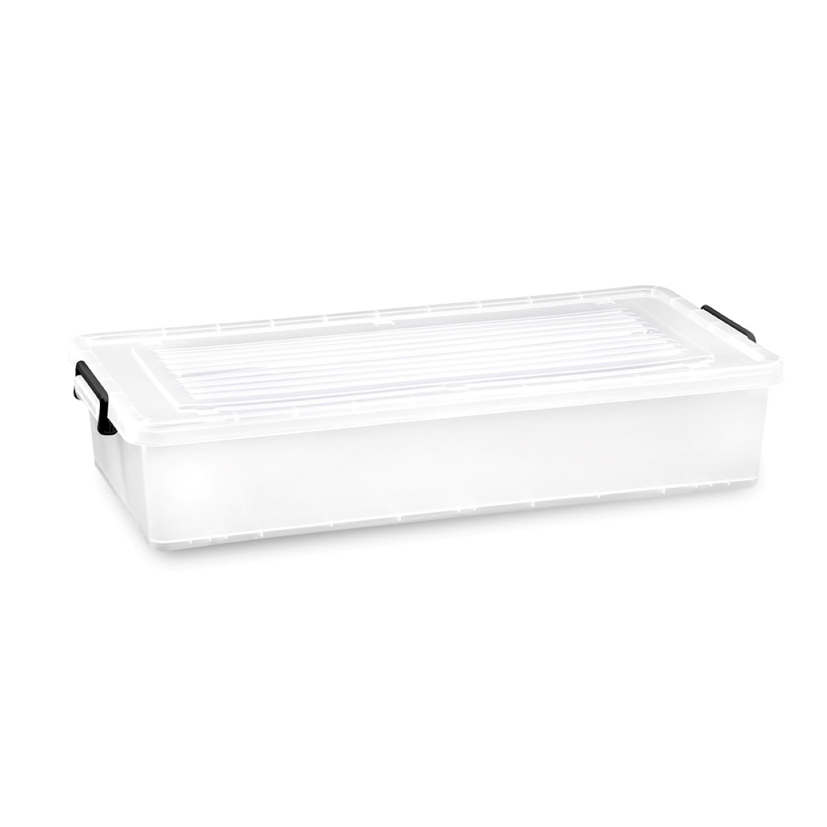 'ESSENTIALS' 35L Stackable Underbed Storage Box with Wheels