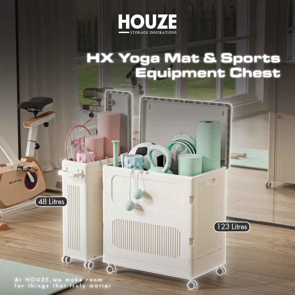 HX - 48L|123L Exercise Equipment Storage Chest Collection