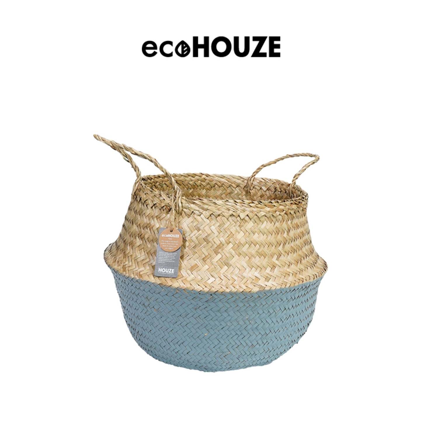 ecoHOUZE Seagrass Plant Basket With Handles - (Small) - 5 Colors
