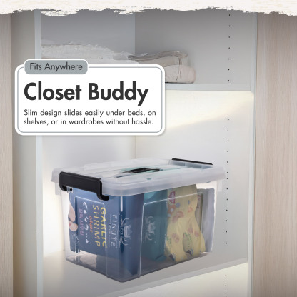 HOUZE - "HANDY' Handheld 20L|33L|47L|63L Storage Box: Your Storage Companion