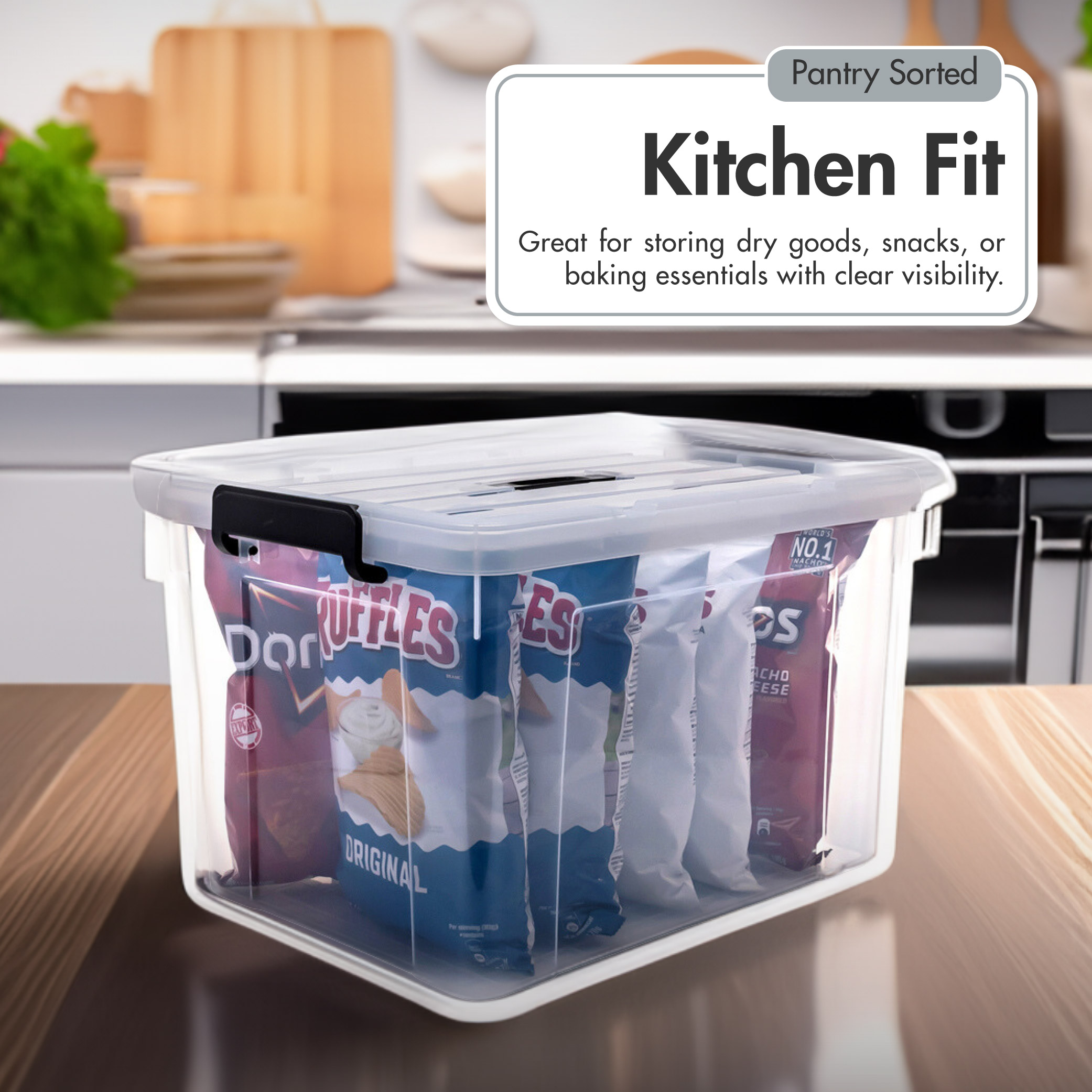 HOUZE - "HANDY' Handheld 20L|33L|47L|63L Storage Box: Your Storage Companion