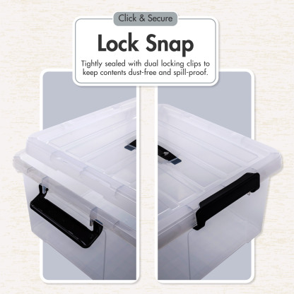 HOUZE - "HANDY' Handheld 20L|33L|47L|63L Storage Box: Your Storage Companion