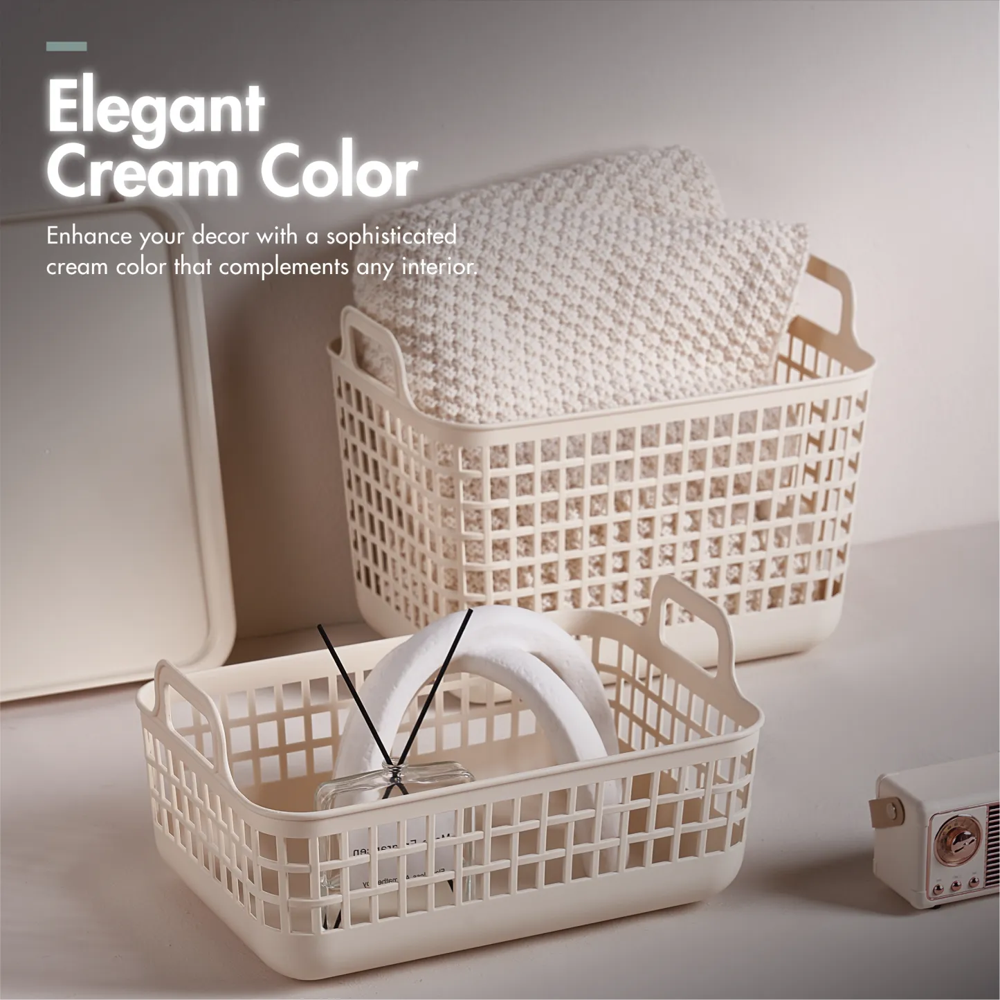 'Weavv' Storage Basket w Lid Collection