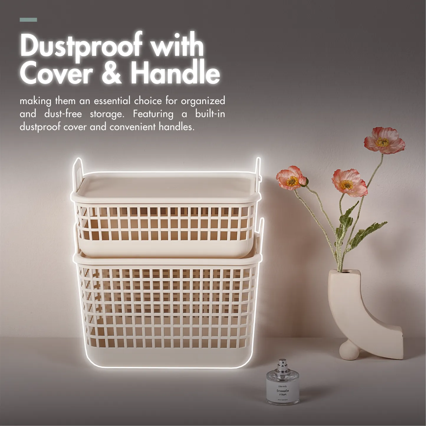 'Weavv' Storage Basket w Lid Collection