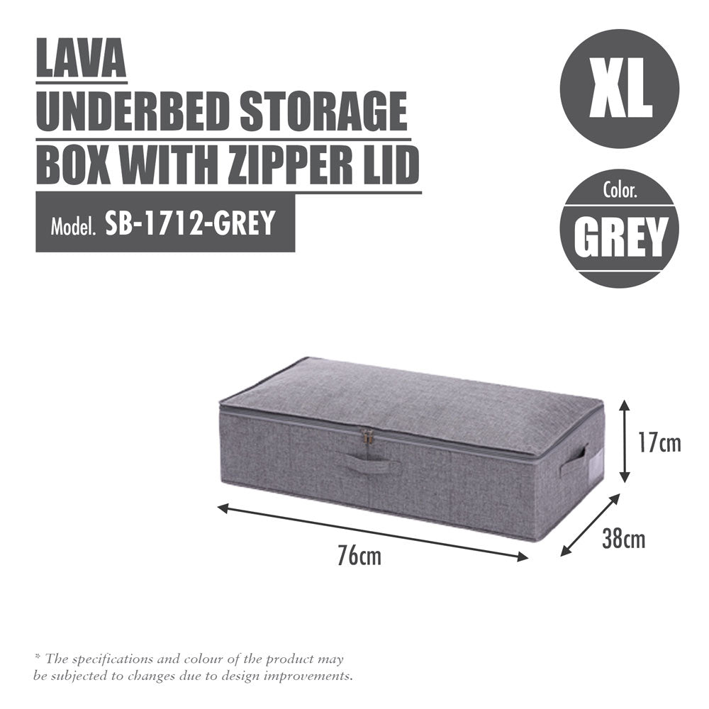 HOUZE - LAVA Underbed Storage Box With Zipper (2 Sizes)
