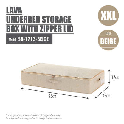 HOUZE - LAVA Underbed Storage Box With Zipper (2 Sizes)