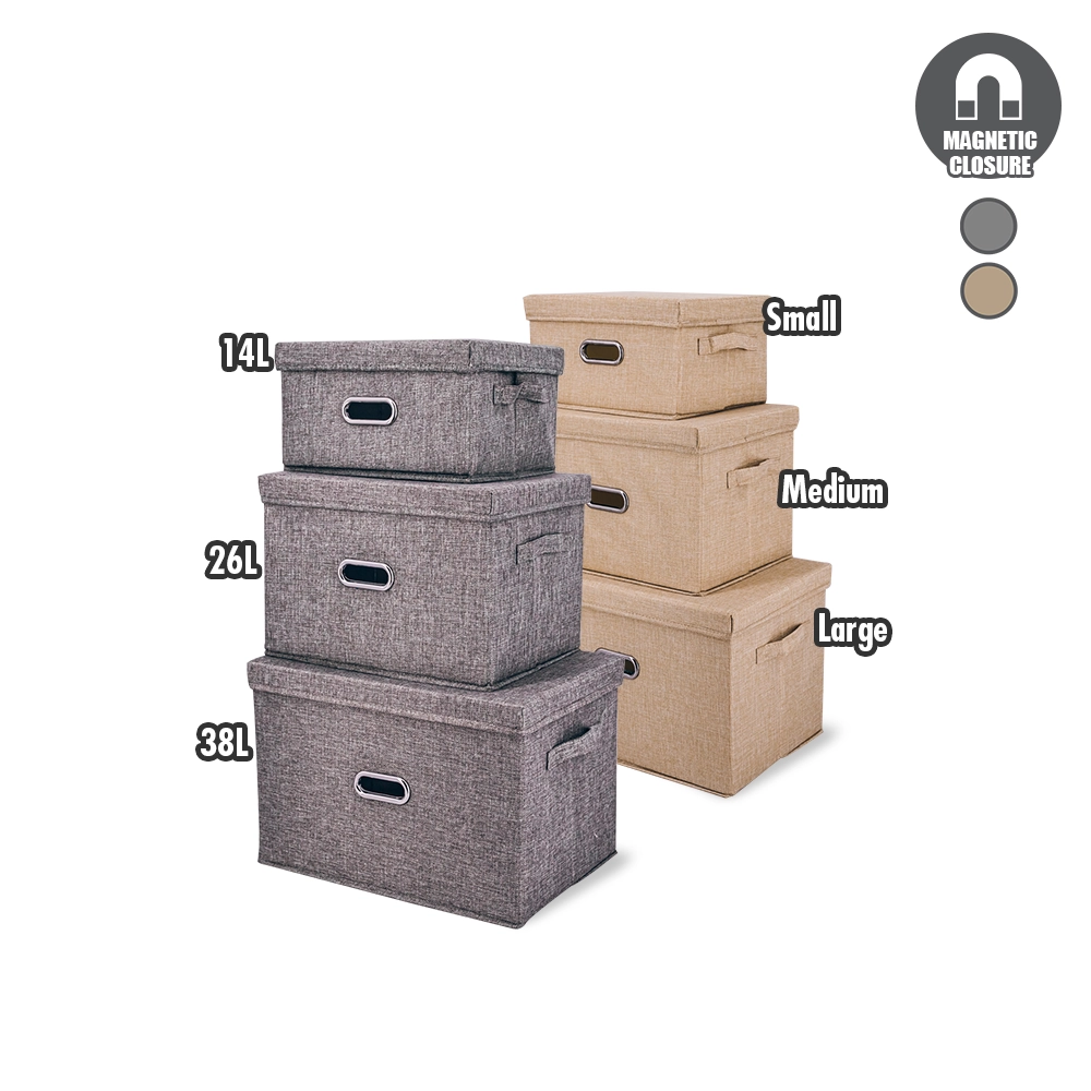 HOUZE - LAVA Wardrobe Storage Cube With Handles (3 Sizes)