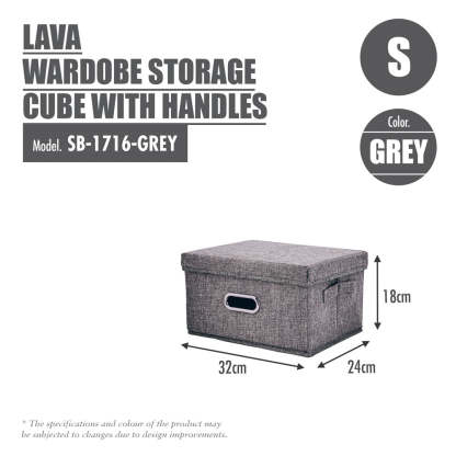 Get Organized with HOUZE LAVA Wardrobe Storage Cube in 3 Sizes!