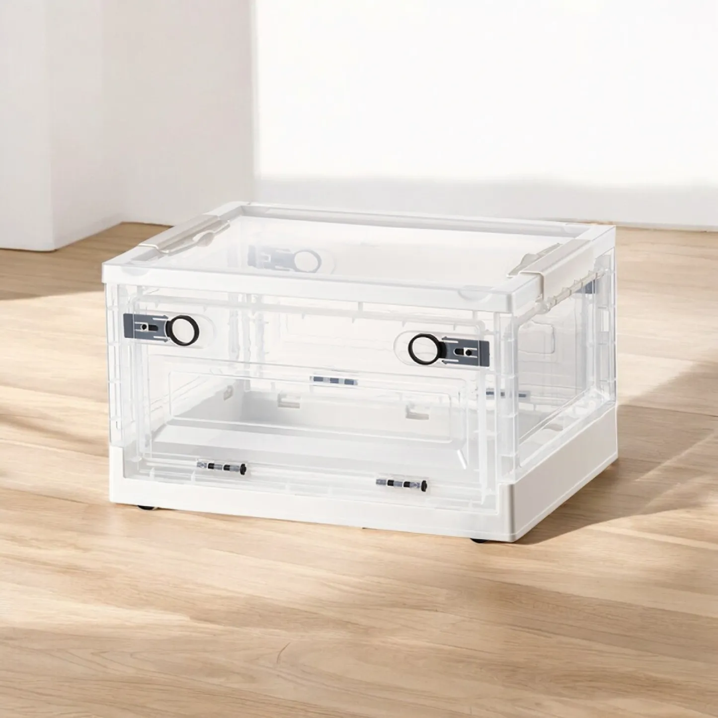HOUZE - 'FLERO' Collapsible 30L|42L|55L|90L|120L Storage Box with Whee