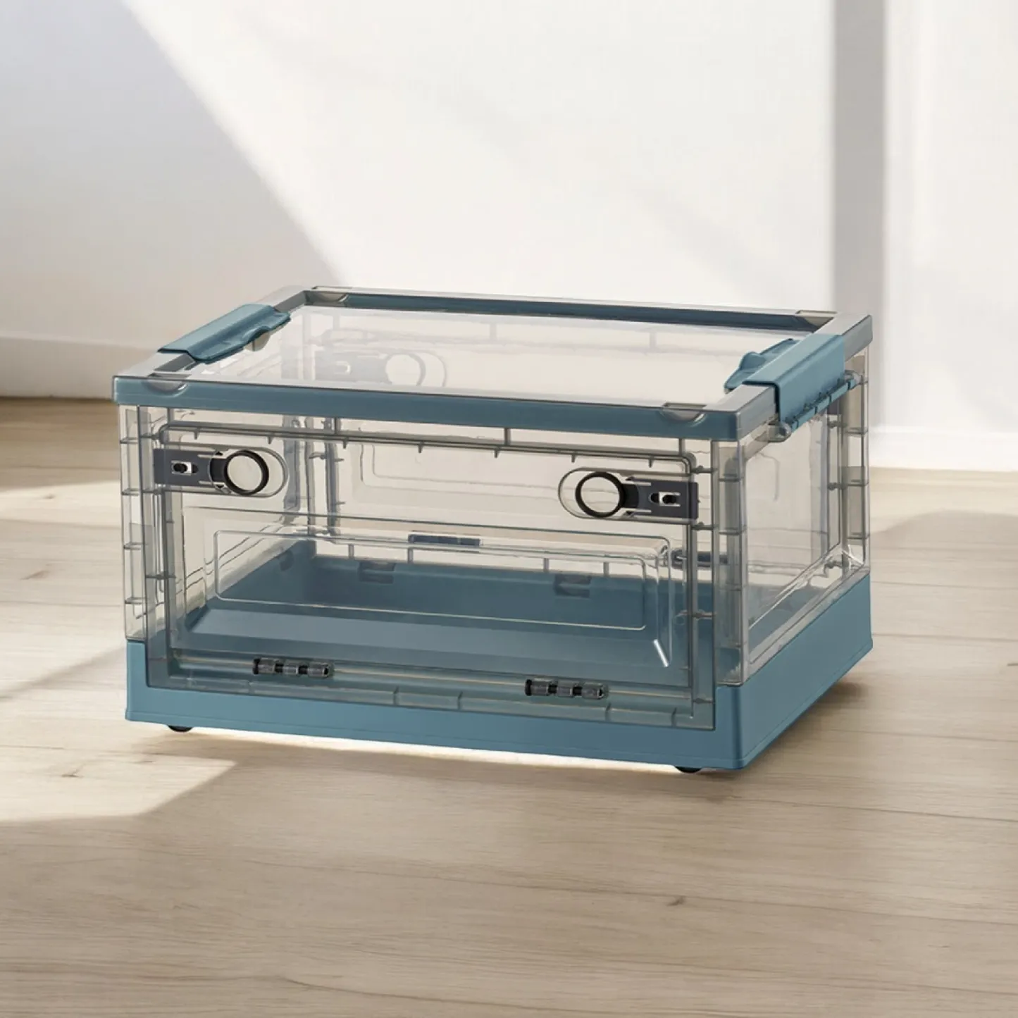 HOUZE - 'FLERO' Collapsible 30L|42L|55L|90L|120L Storage Box with Wheels
