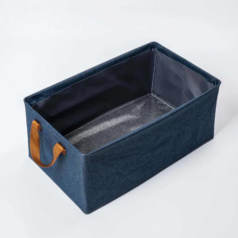 Foldable Linen Basket (Grey | White | Navy Blue) - Storage | Organizer | Space Saver